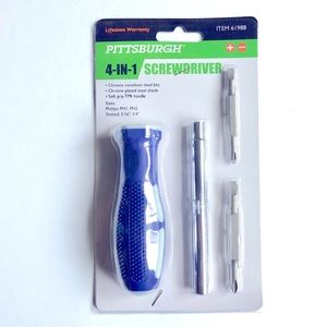 3/$15 NEW PITTSBURGH 4-IN-1 SCREWDRIVER TOOL